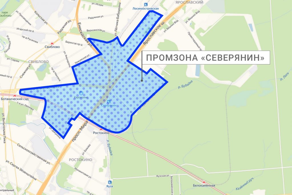 План лосиноостровского парка