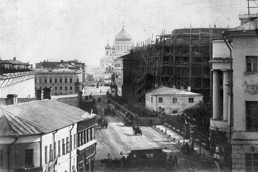 Строительные работы в Москве, 1900-е годы