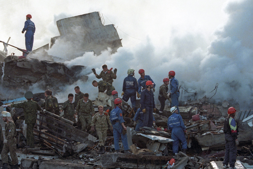 Последствия теракта на улице Гурьянова, 1999 год