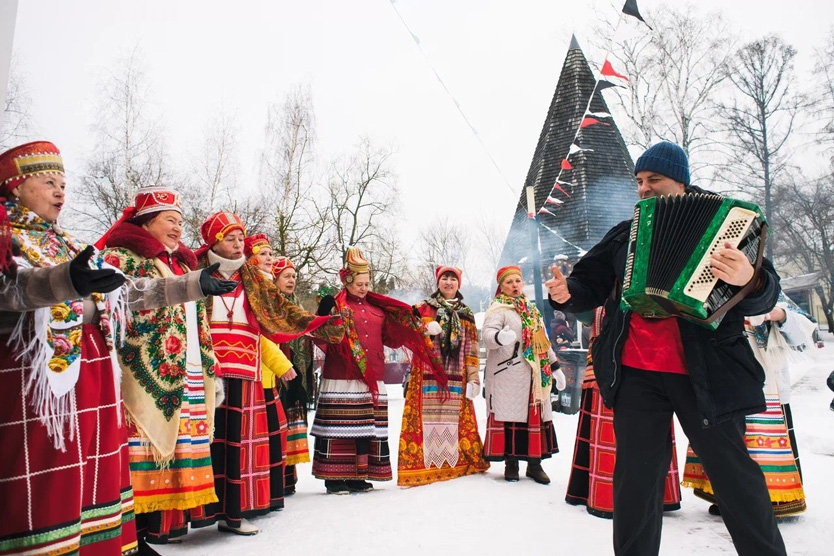 Масленица на Городской ферме ВДНХ