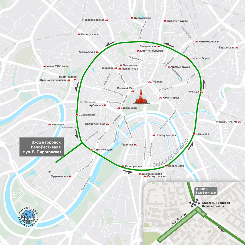 Велофестиваль в Москве