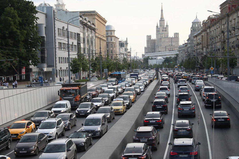 Пробки в Москве