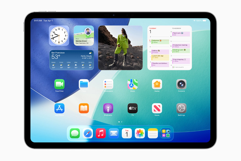 Интерфейс iPadOS 26