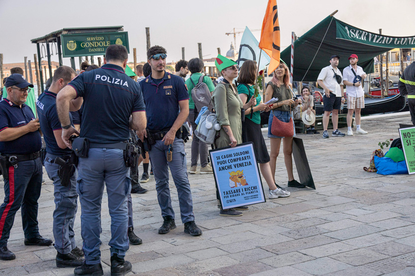 Протесты в Венеции