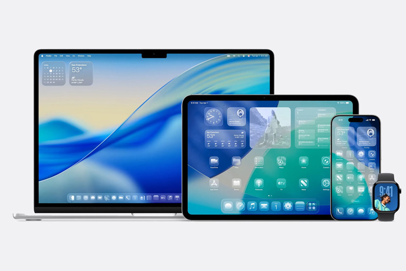 Новый дизайн Apple в стиле Liquid Glass