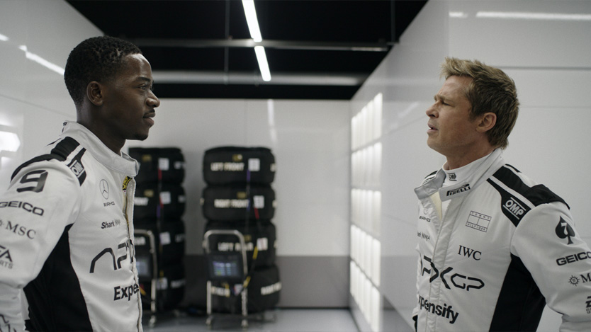 Реклама в фильме F1