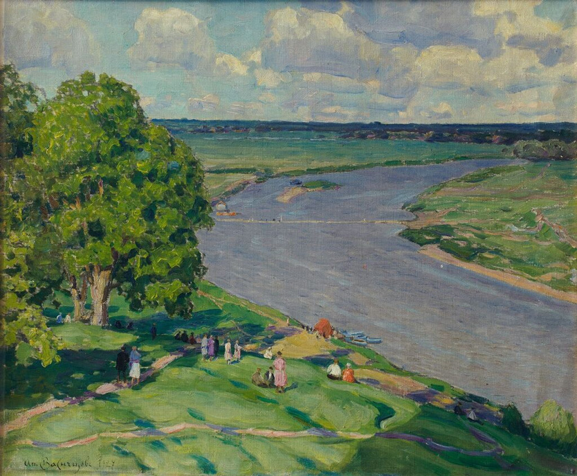 «Москва-река. Село Коломенское», А.Васнецов Из собрания Третьяковской галереи