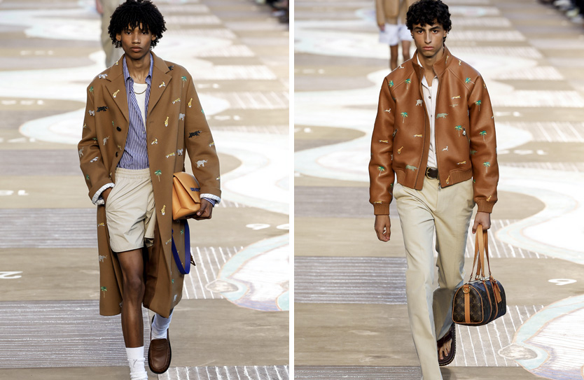 Показ коллекции Louis Vuitton в Париже
