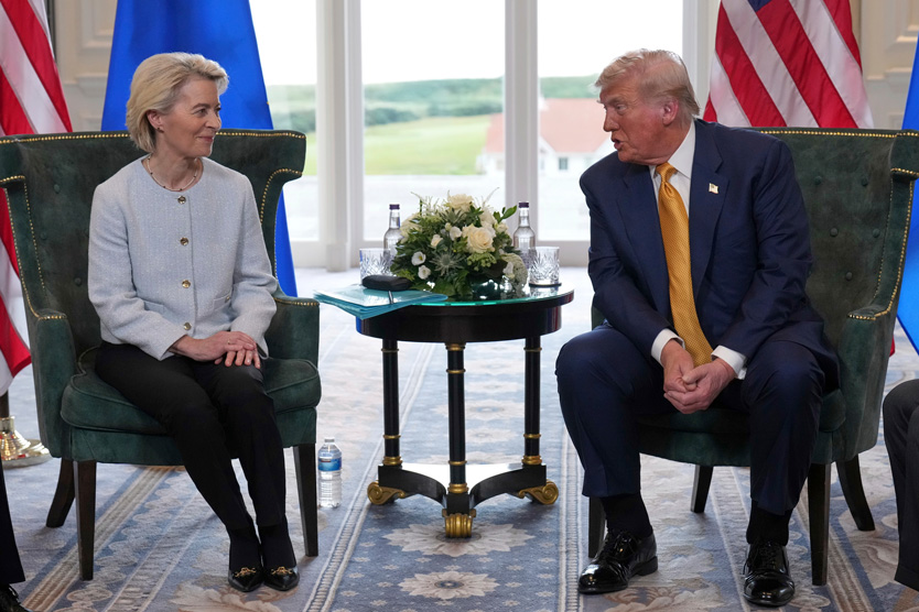 Дональд Трамп и Урсула фон дер Ляйен, торговая сделка США и ЕС
