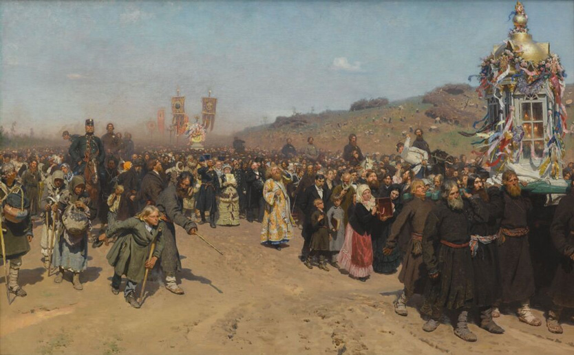 Илья Репин «Крестный ход в Курской губернии» (1881-1883)