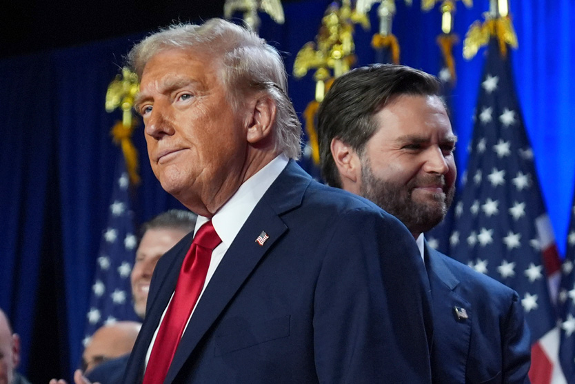 Джей ди Вэнс и Дональд Трамп
