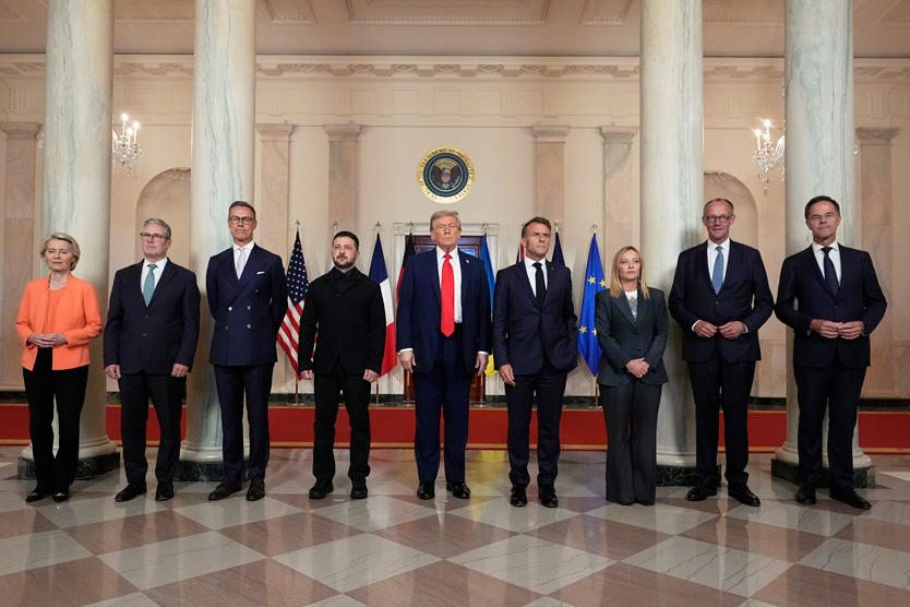 Встреча Трампа, Зеленского и лидеров ЕС