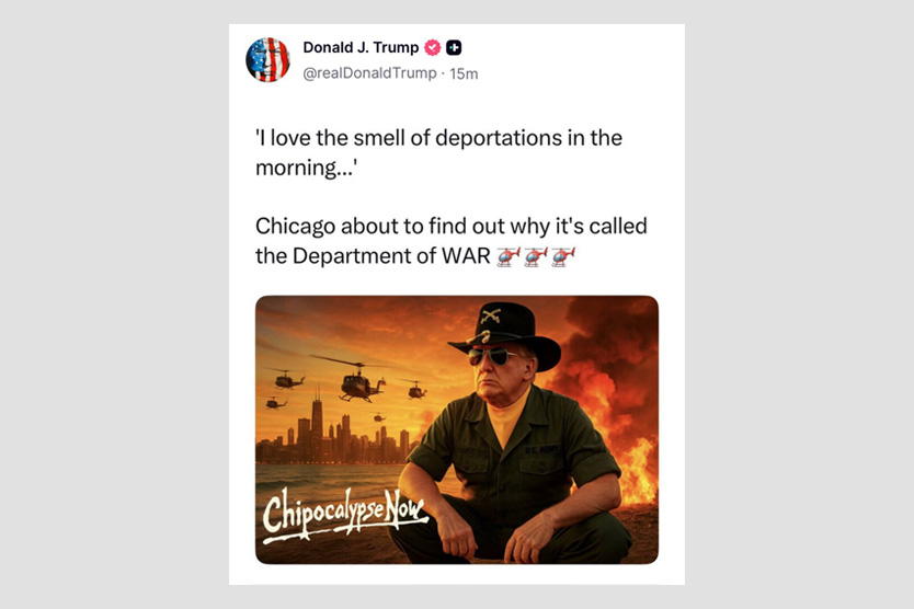 Скриншот с официальной странице Дональда Трампа в Truth Social