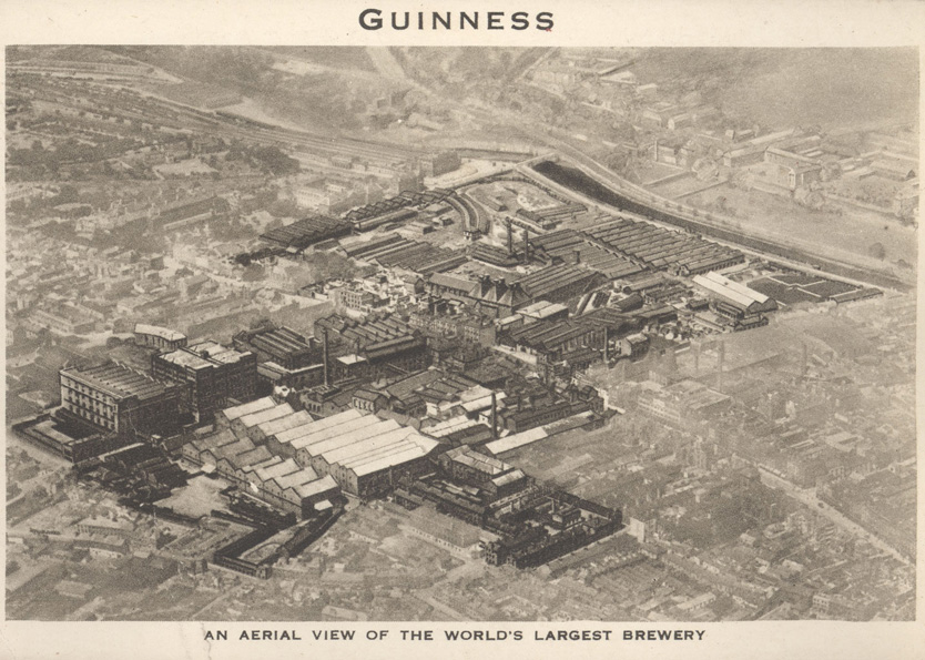 Архивное фото пивоварни Arthur Guinness Son & Co