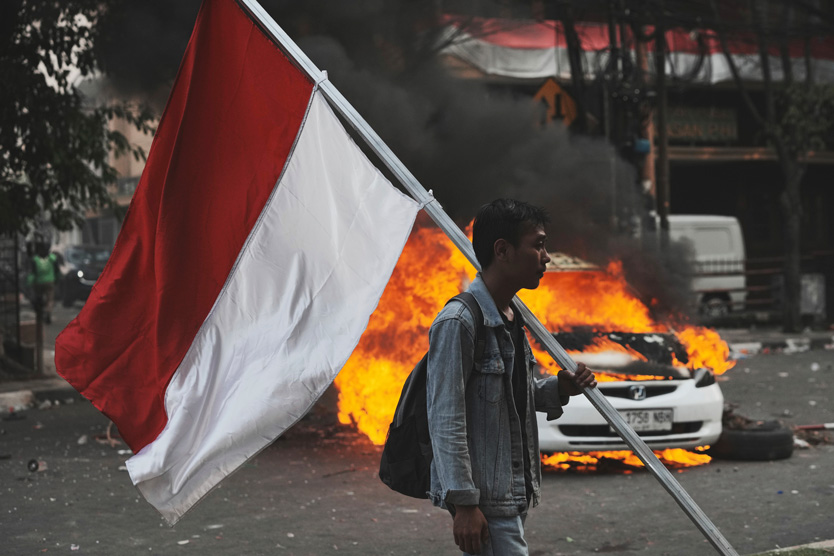 Протесты в Индонезии
Фото: Achmad Ibrahim / AP / TASS