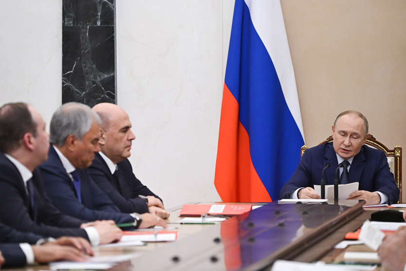 Владимир Путин на заседании Совбеза РФ 22 сентября 2025
