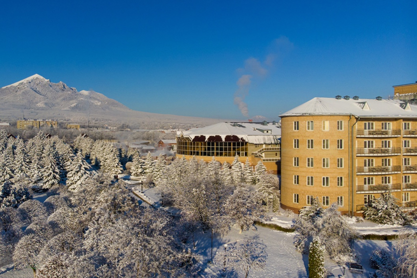 Санаторий зимой