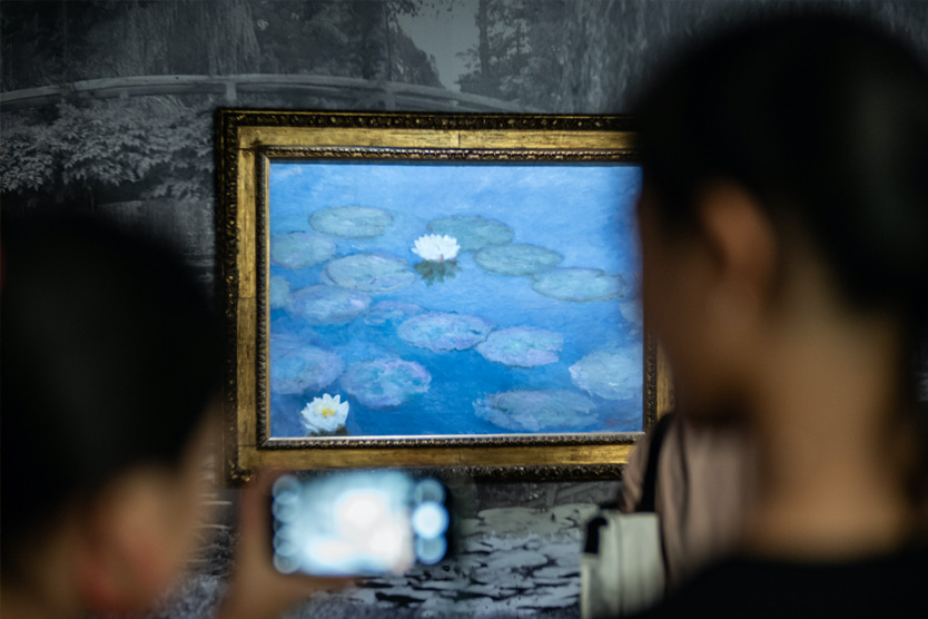 Картина из цикла «Кувшинки» Клода Моне