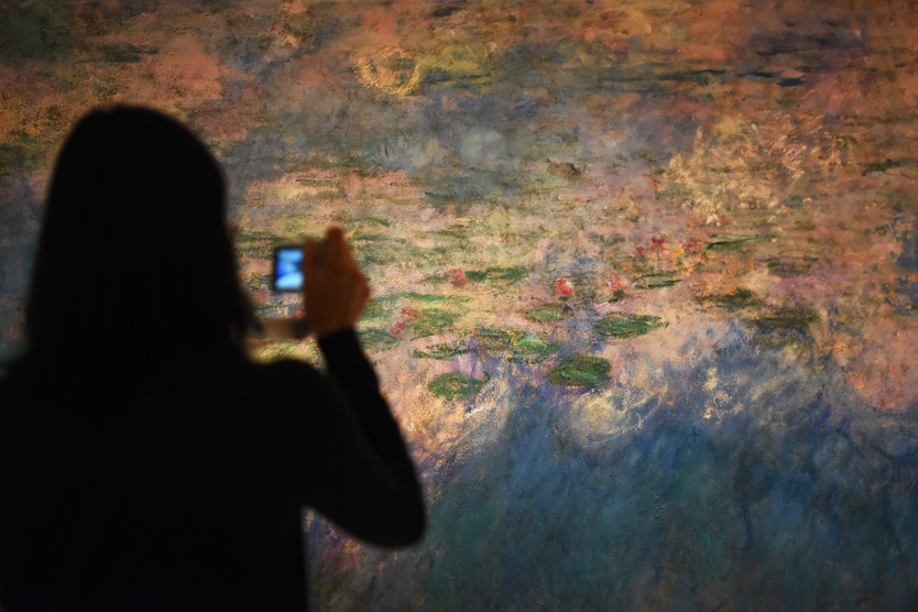 Картина из цикла «Кувшинки» Клода Моне