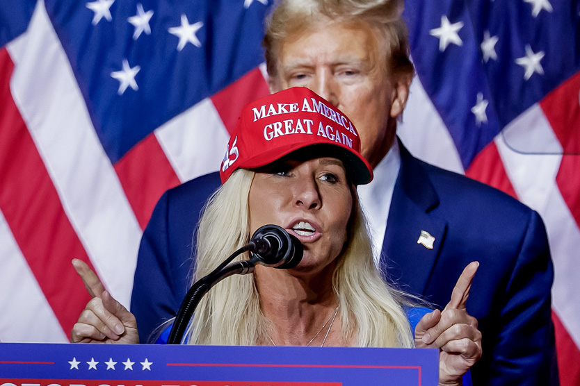 Марджори Тейлор Грин и Дональд Трамп