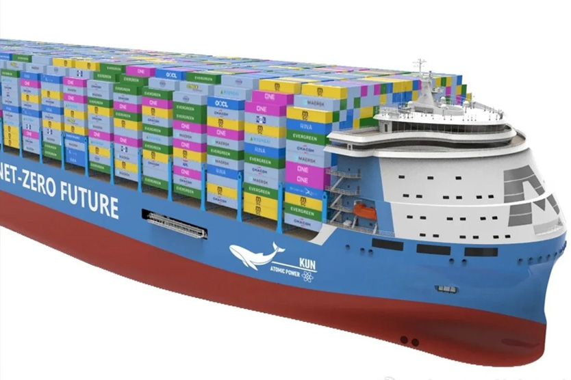 Модель китайского контейнеровоза