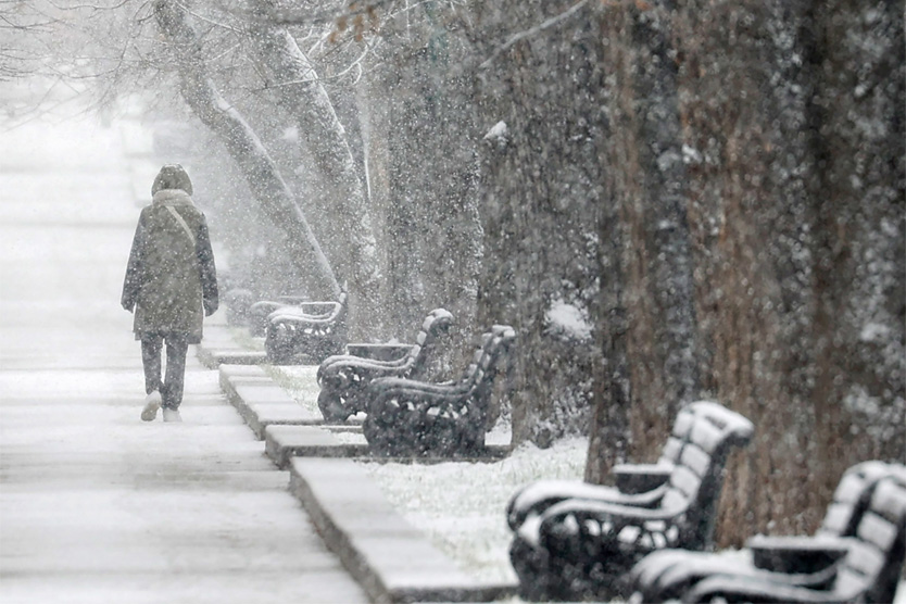 Снег в Москве