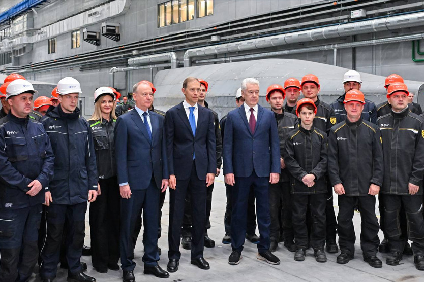 Церемония открытия Московской судостроительной верфи