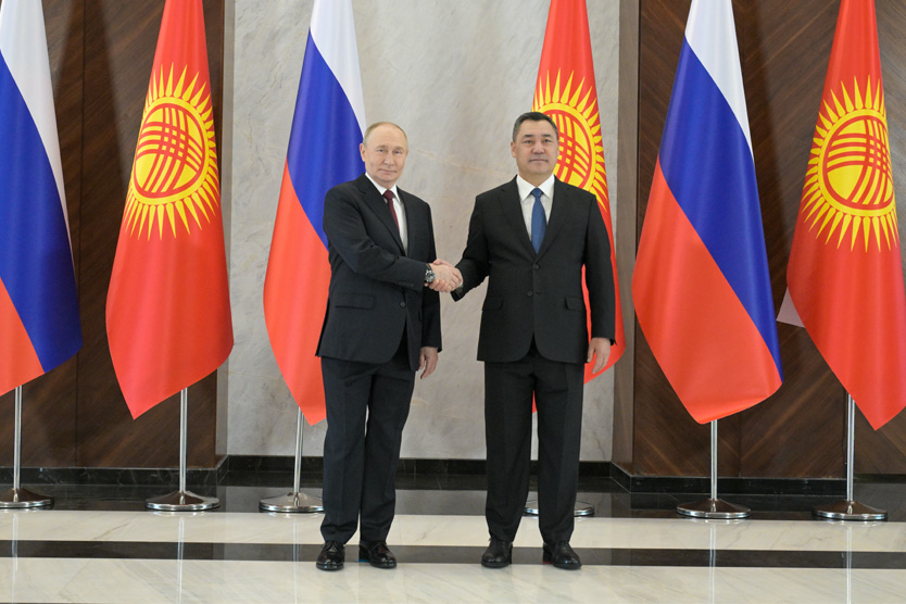 Владимир Путин и Садыр Жапаров