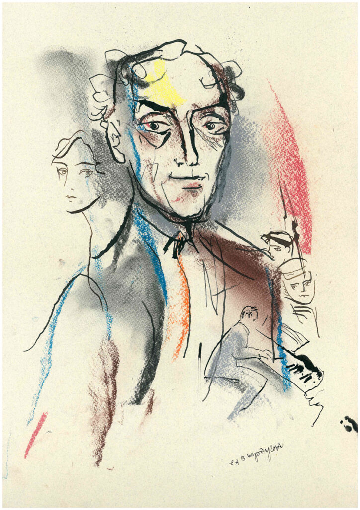 Портрет Михаила Кузмина, Александр Траугот