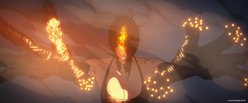 Кадр из фильма «Человек-бензопила: История Резе»