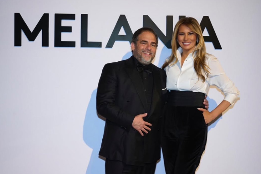 Бретт Ратнер и Мелания Трамп