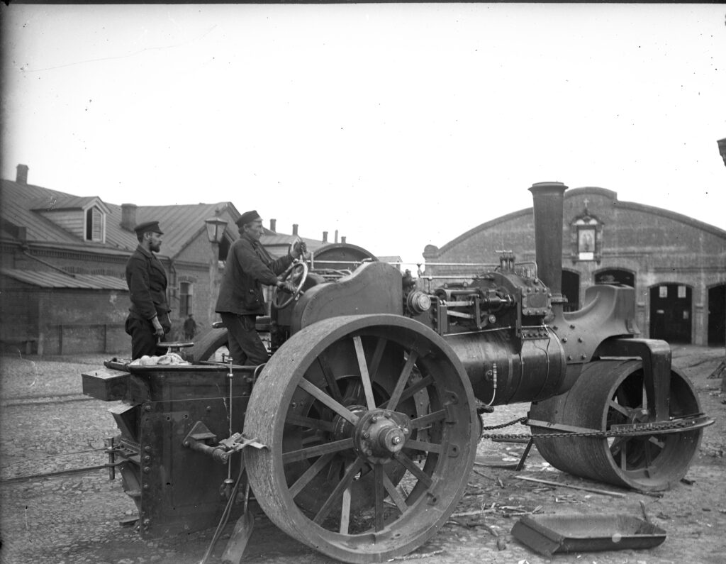 Паровой каток г. Москва. 1900-е