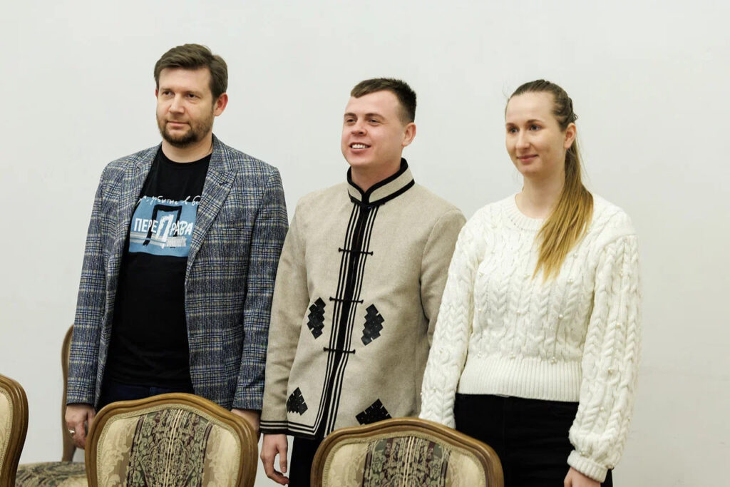 Финалисты лаборатории Малого театра: Андрей Корионов, Елизавета Фо, Цырен Батоцыренов