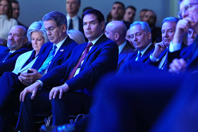 Госсекретарь Марко Рубио и другие члены администрации Трампа Фото: Ev