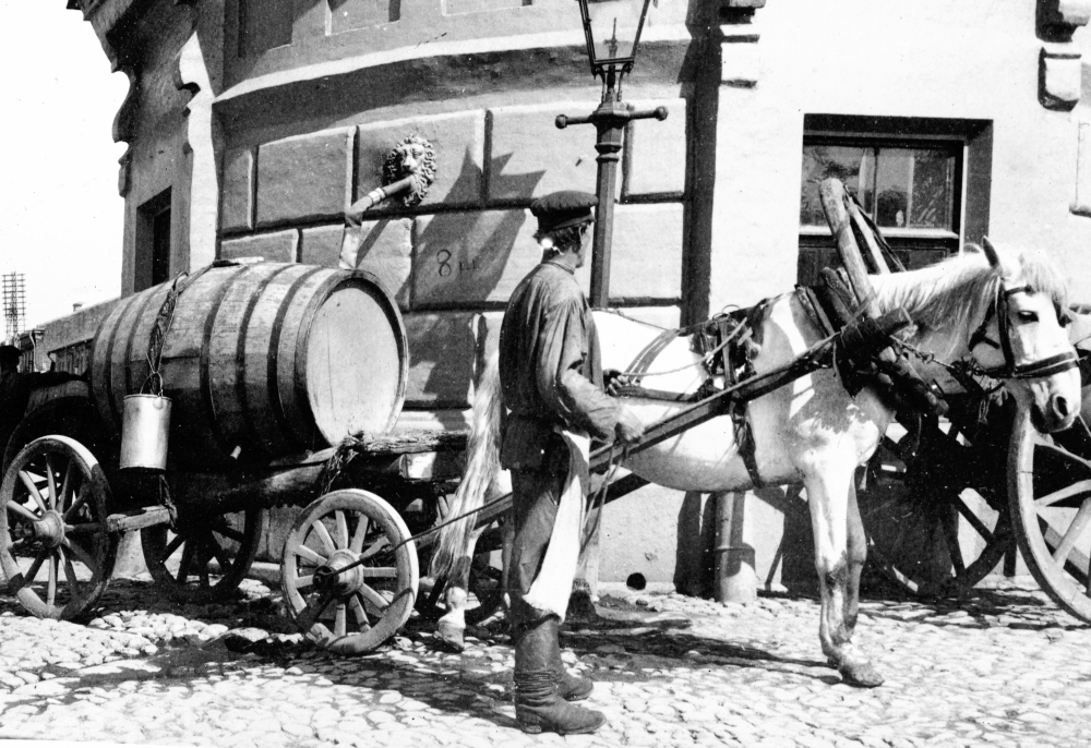 Забор Мытищенской воды в Москве, 1900-е годы