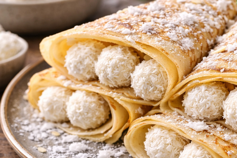 Блины со вкусом Рафаэлло