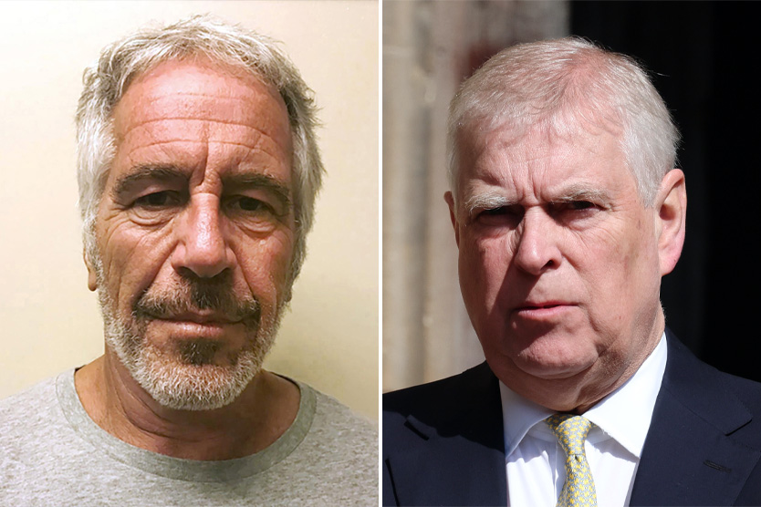 Джеффри Эпштейн (слева) и бывший принц Эндрю (справа)