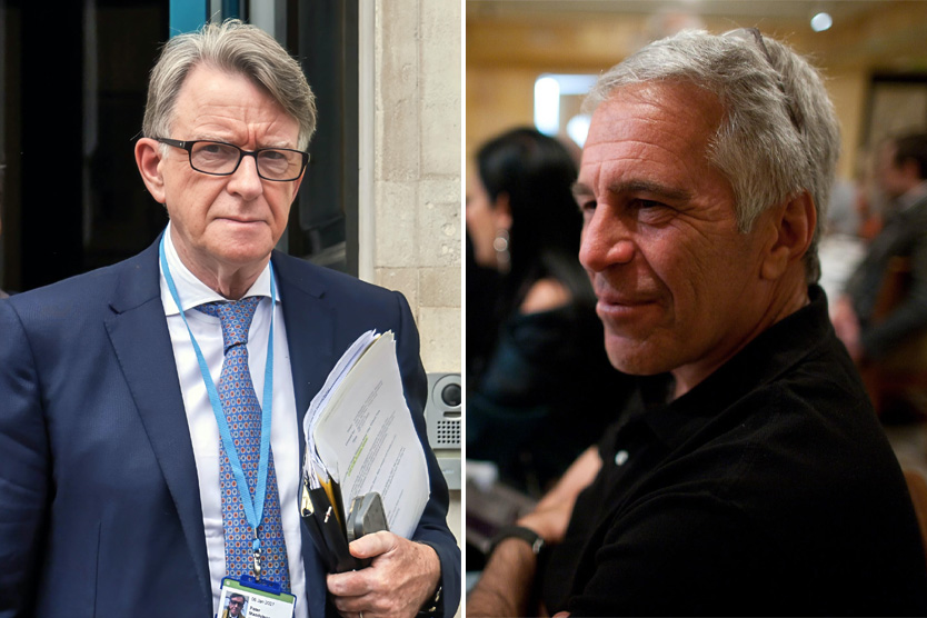 Питер Мандельсон (слева) и Джеффри Эпштейн (справа)
