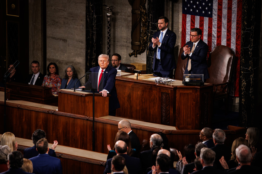 Выступление Трампа в Конгрессе
