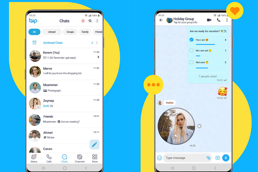 Интерфейс BiP