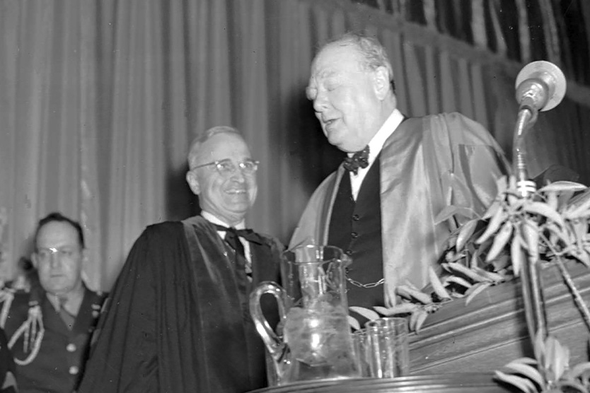 Уинстон Черчилль и Гарри Трумэн