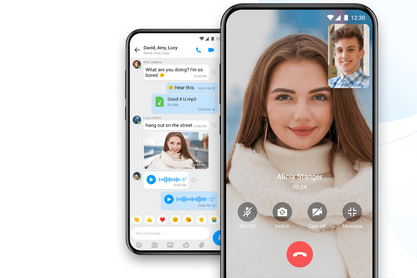 Интерфейс imo