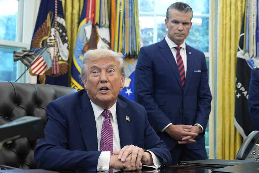 Дональд Трамп и Пит Хегсет