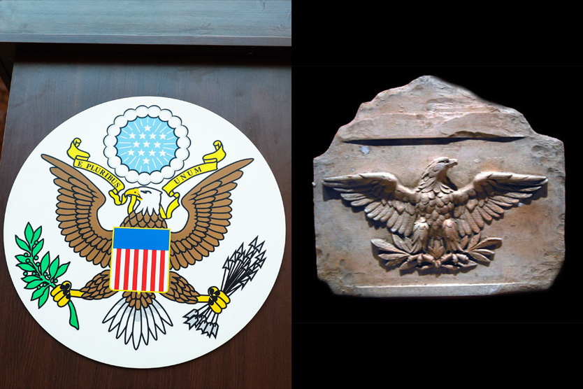 Американский герб и римский орел