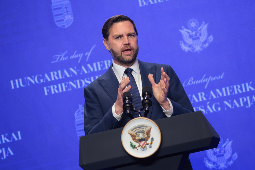 Вице-президент США Джей ди Вэнс