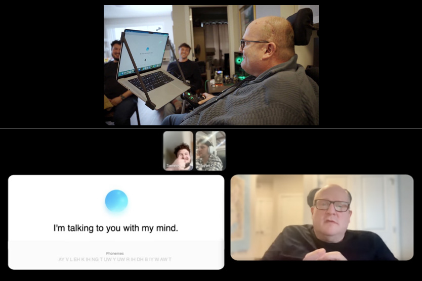 Испытание интерфейса мозг-компьютер с речью