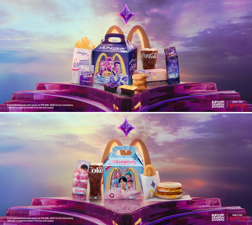 Реклама «Кей-поп охотниц на демонов» в McDonald’s