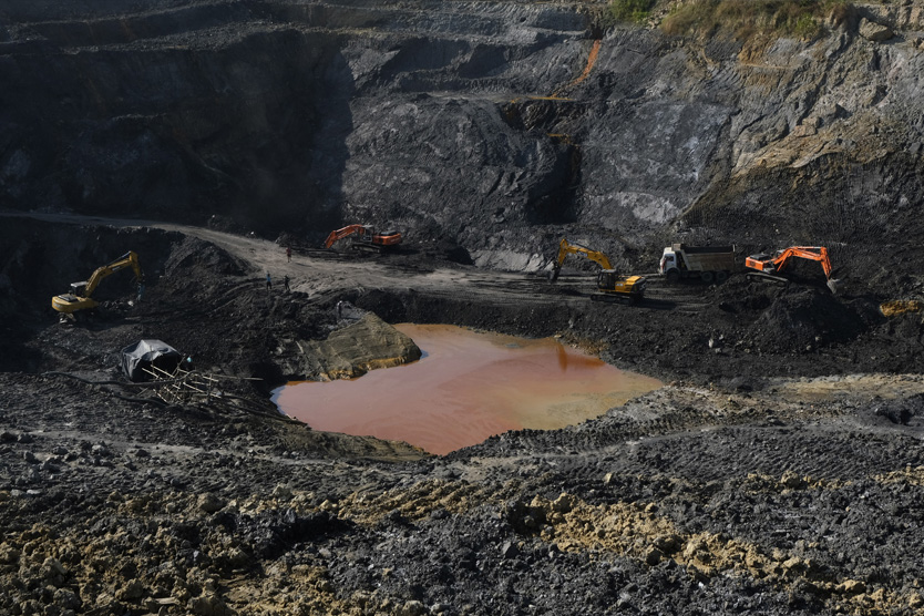 Добыча угля