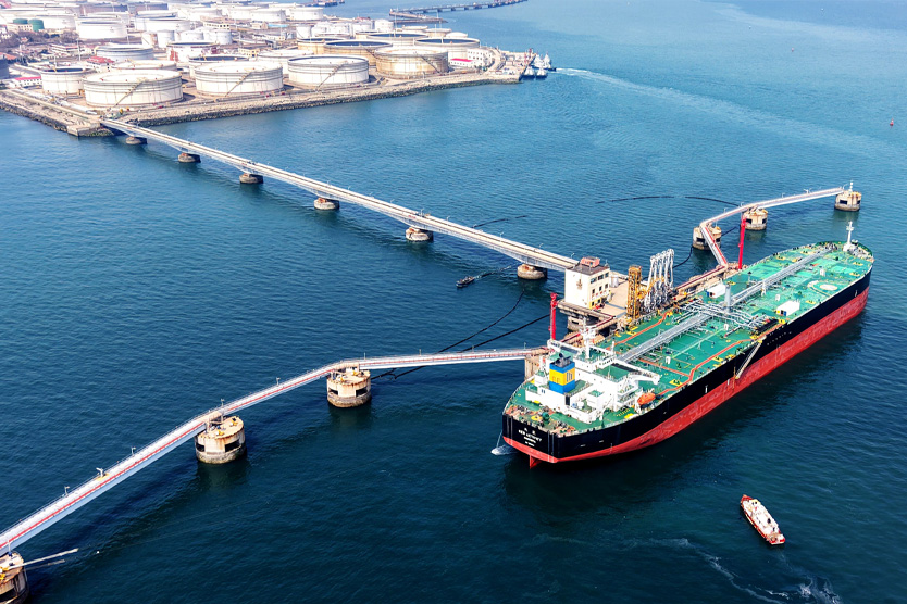 Китайский нефтяной танкер