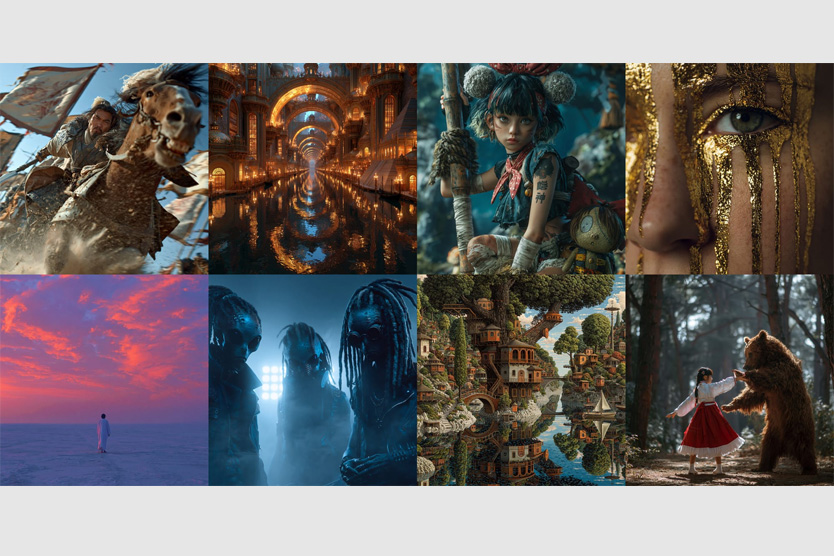 Генерация Midjourney V8